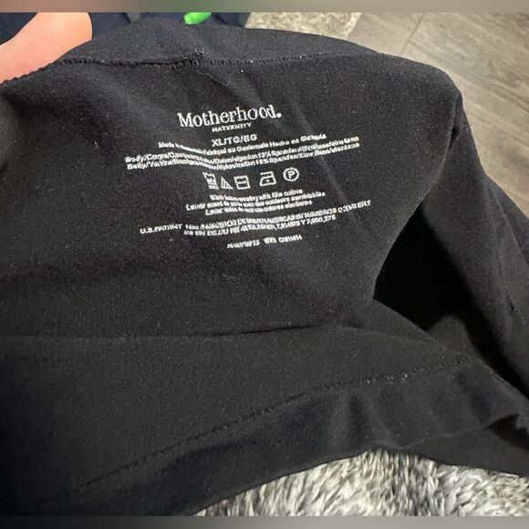 Motherhood Maternity Leggings with Rushed Leg (364) - Picture 4 of 4